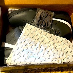 Brand New Fila High Tops Never Worn Black/White 11.5